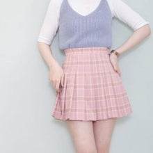 Load image into Gallery viewer, Plaid Mini Skirt