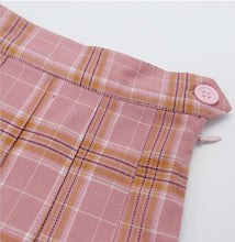 Load image into Gallery viewer, Plaid Mini Skirt