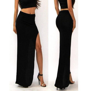 Side Split Maxi Skirt