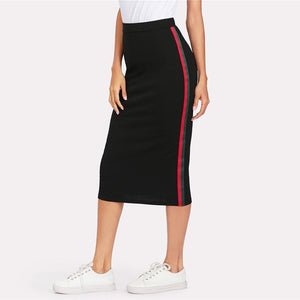 Side Striped Skirt