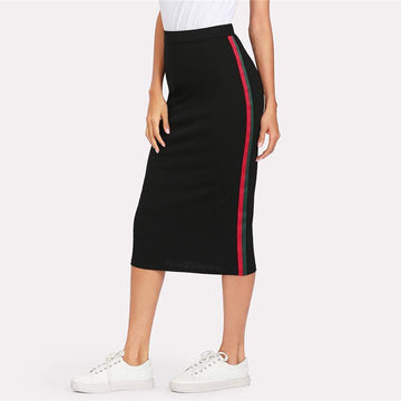 Side Striped Skirt