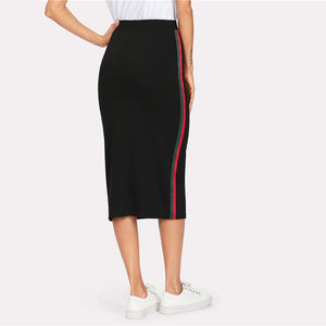 Side Striped Skirt
