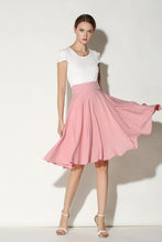 Load image into Gallery viewer, Solid High Waist Skirt