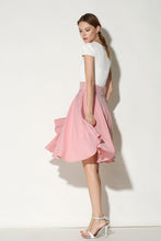 Load image into Gallery viewer, Solid High Waist Skirt