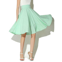 Load image into Gallery viewer, Solid High Waist Skirt