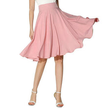 Load image into Gallery viewer, Solid High Waist Skirt