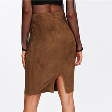 Load image into Gallery viewer, Suede Skirt
