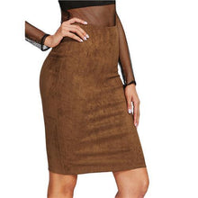 Load image into Gallery viewer, Suede Skirt