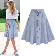 Load image into Gallery viewer, Vintage Button-Up Skirt