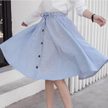 Load image into Gallery viewer, Vintage Button-Up Skirt