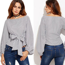 Load image into Gallery viewer, Striped Blouse
