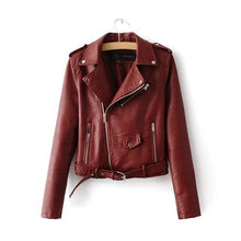 Load image into Gallery viewer, PU Leather Jacket