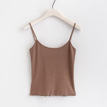 Load image into Gallery viewer, Backless Ruffled Hem Tank Top