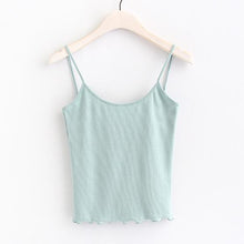 Load image into Gallery viewer, Backless Ruffled Hem Tank Top