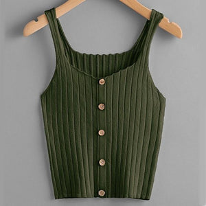 Button Up Knitted Camisole