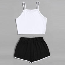 Load image into Gallery viewer, Crop Top &amp; Shorts (2 Piece Set)