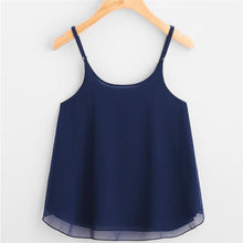 Load image into Gallery viewer, Embroidery Chiffon Tank Top
