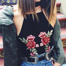 Load image into Gallery viewer, Floral Embroidery Tank Top