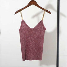 Load image into Gallery viewer, Knitted Camisole Crop Top