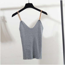 Load image into Gallery viewer, Knitted Camisole Crop Top