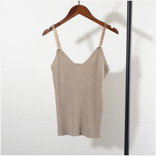 Load image into Gallery viewer, Knitted Camisole Crop Top