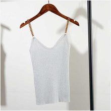 Load image into Gallery viewer, Knitted Camisole Crop Top