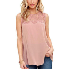 Load image into Gallery viewer, Lace Patchwork T-Shirt
