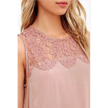Load image into Gallery viewer, Lace Patchwork T-Shirt