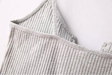 Load image into Gallery viewer, Lace-Up V-Neck Tank Top