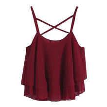 Load image into Gallery viewer, Ruffled Crop Tank Top