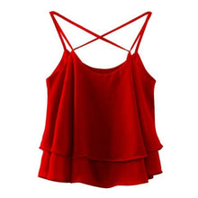 Load image into Gallery viewer, Ruffled Crop Tank Top