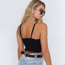 Load image into Gallery viewer, Spaghetti Strap Crop Tank Top