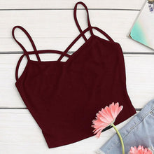 Load image into Gallery viewer, Spaghetti Strap Crop Top