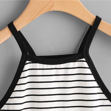 Load image into Gallery viewer, Striped Crop Tank Top