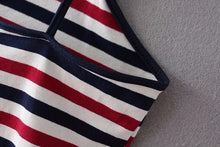 Load image into Gallery viewer, Striped Crop Tank Top