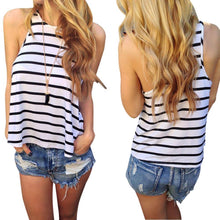 Load image into Gallery viewer, Striped Loose Tank Top