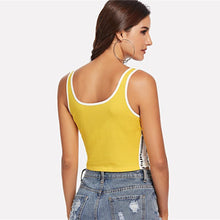 Load image into Gallery viewer, Striped Zip-Up Crop Top