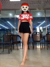 Load image into Gallery viewer, &#39;36&#39; Striped Crop T-Shirt