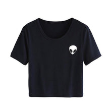 Load image into Gallery viewer, Alien Crop T-Shirt