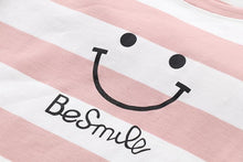 Load image into Gallery viewer, &#39;Be Smile&#39; 3/4 Sleeve Crop T-Shirt