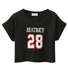 Load image into Gallery viewer, &#39;BEATRICE 28&#39; Crop T-Shirt