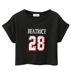 'BEATRICE 28' Crop T-Shirt