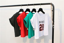 Load image into Gallery viewer, &#39;BEATRICE 28&#39; Crop T-Shirt