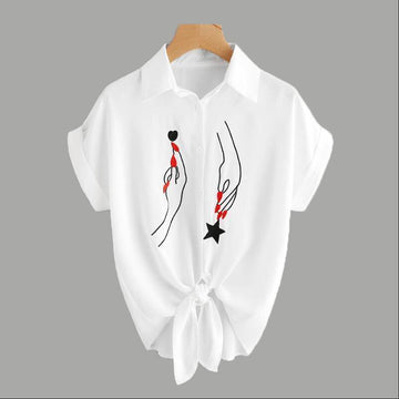Bow Tie Turn-Down Dollar Shirt