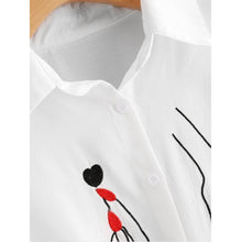 Load image into Gallery viewer, Bow Tie Turn-Down Dollar Shirt