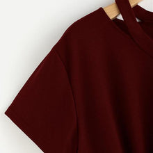 Load image into Gallery viewer, Bow Tie V-Neck T-Shirt