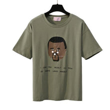 Load image into Gallery viewer, Character &amp; Letter T-Shirt (2 Colors)