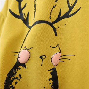 Cute Rabbit Crop T-Shirt