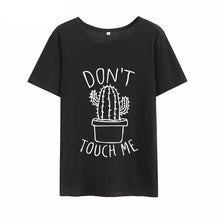Load image into Gallery viewer, &#39;DON&#39;T TOUCH ME&#39; Cactus T-Shirt