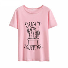 Load image into Gallery viewer, &#39;DON&#39;T TOUCH ME&#39; Cactus T-Shirt